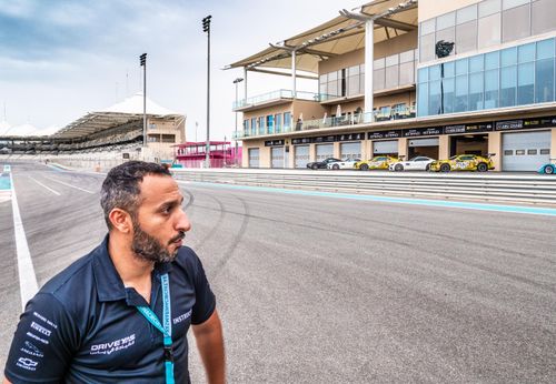 Abbas Al Alawi instructor on the main track